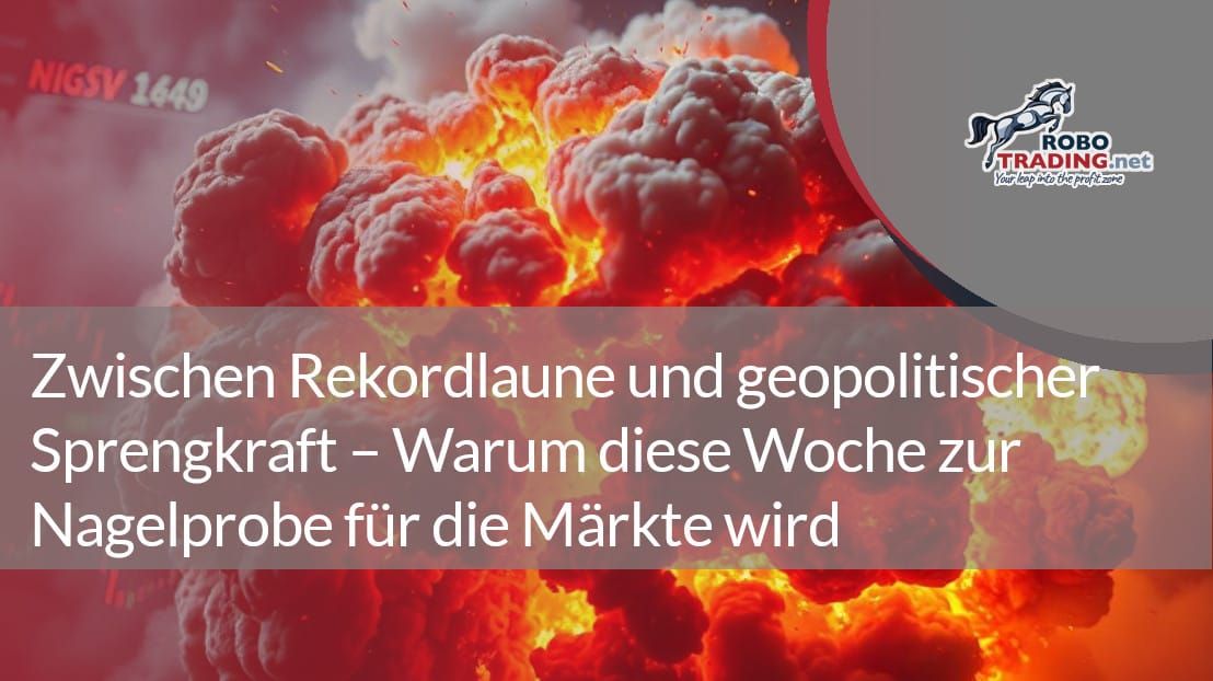 Zwischen Rekordlaune und geopolitischer Sprengkraft – Warum diese Woche zur Nagelprobe für die Märkte wird
