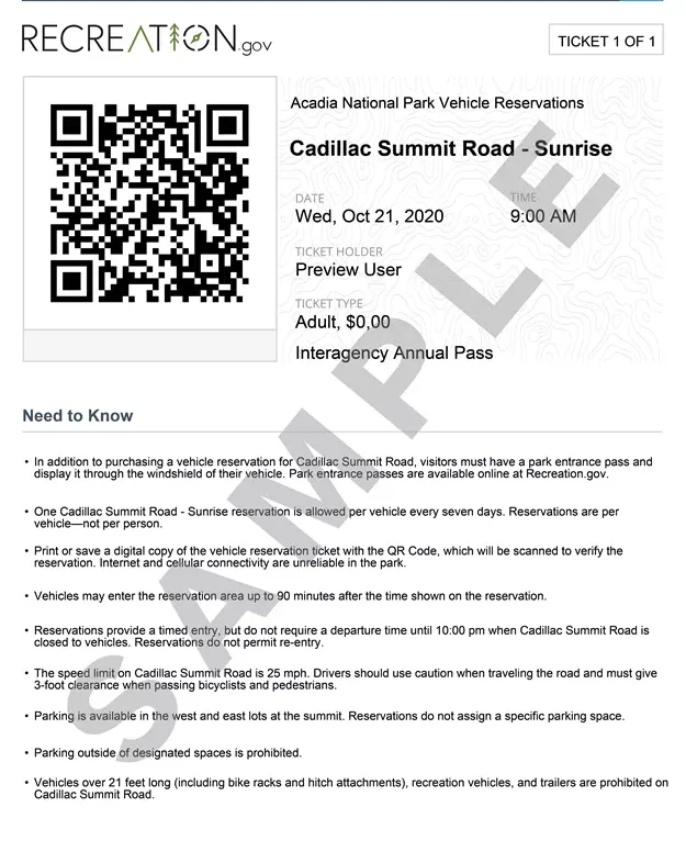 Vehicle Reservations Cadillac Summit Road 