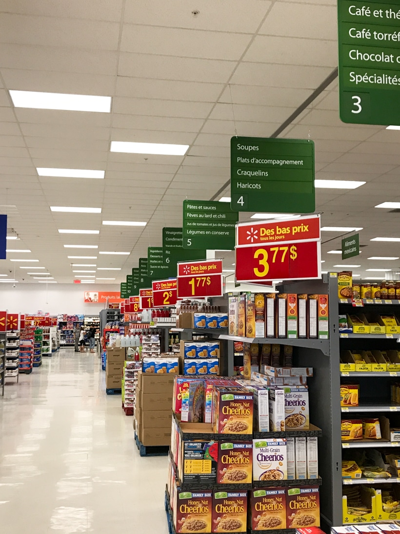 French Signs in Old Quebec City
