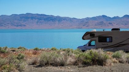Pyramid Lake Scenic Byway - Boondocking on the Lake