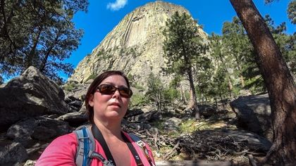 Hiking Devils Tower Close Encounter of Gratitude