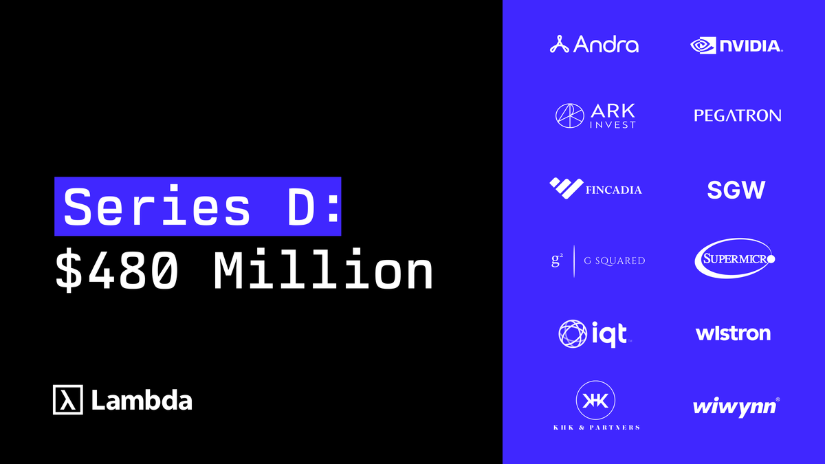 Lambda Raises $480M to Expand AI Cloud Platform