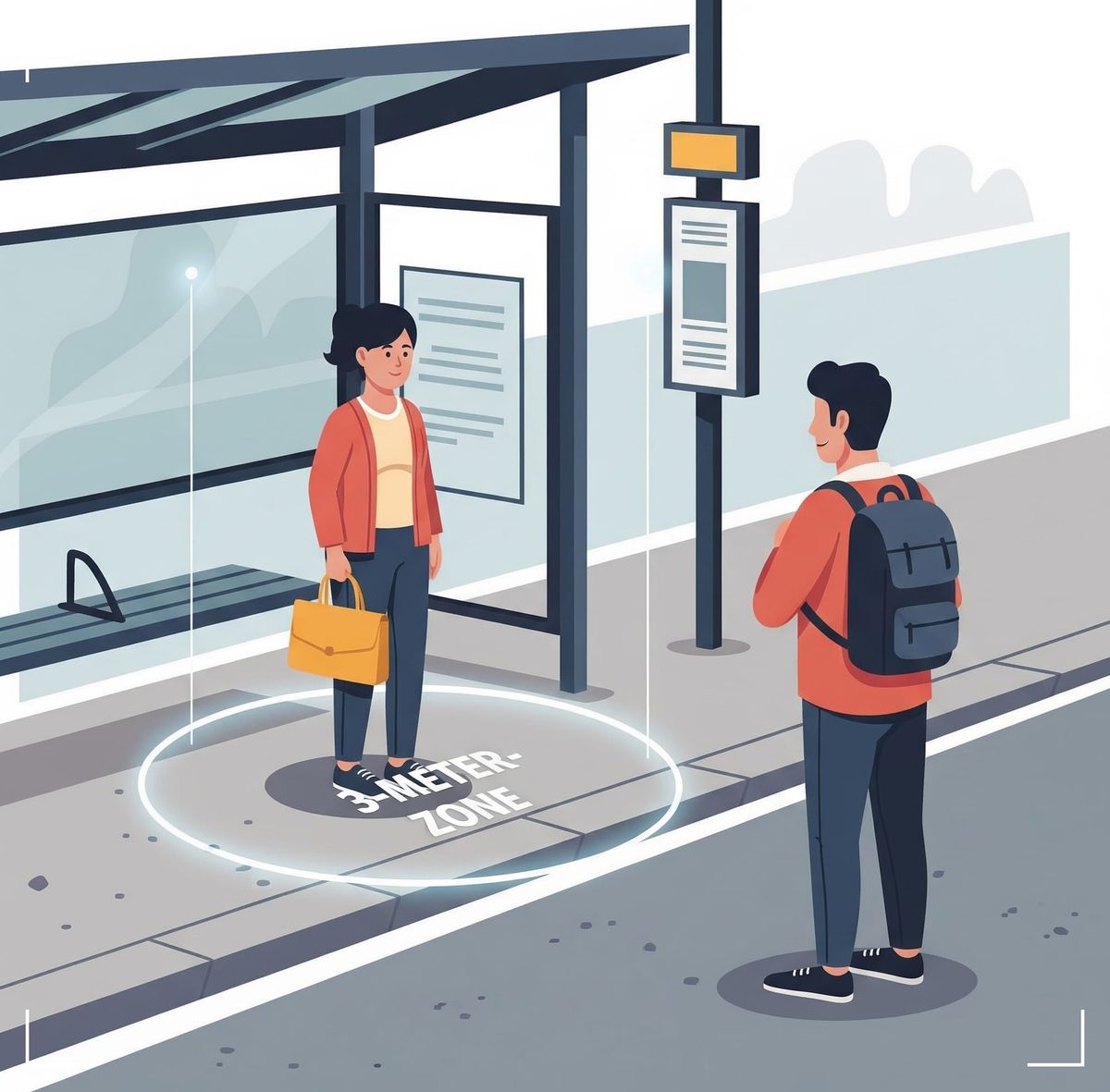 Die 3-Meter-Regel: Wie Sie durch Distanzmanagement proaktiv für Sicherheit sorgen