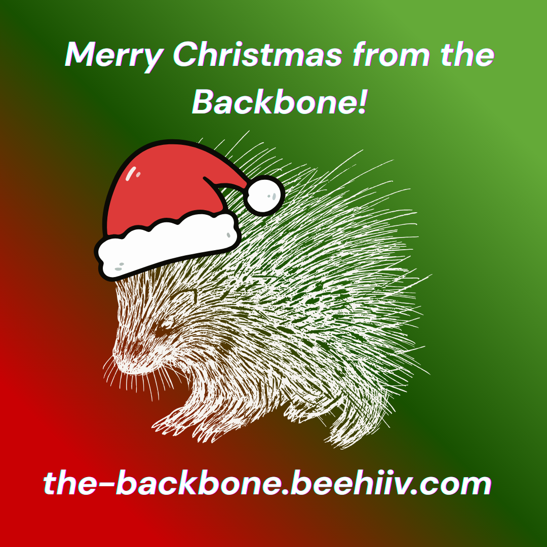Happy Holidays from The Backbone!